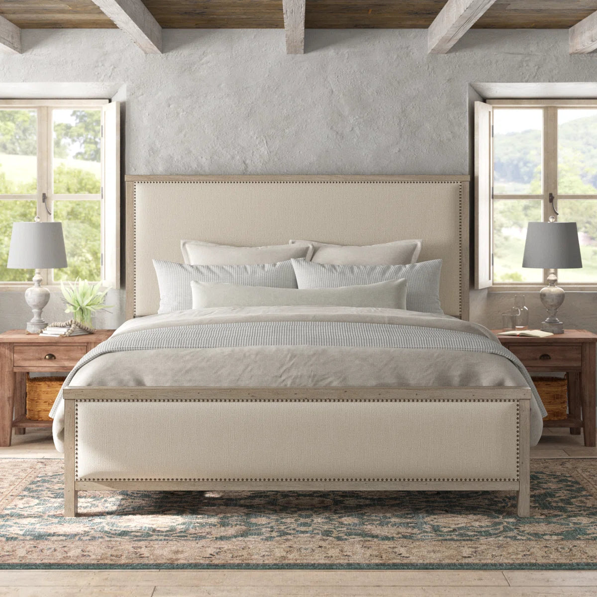 Barksdale Solid Wood Standard Bed