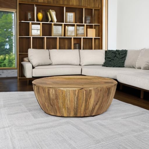 POLY & BARK Goa Coffee Table, Natural : Home & Kitchen