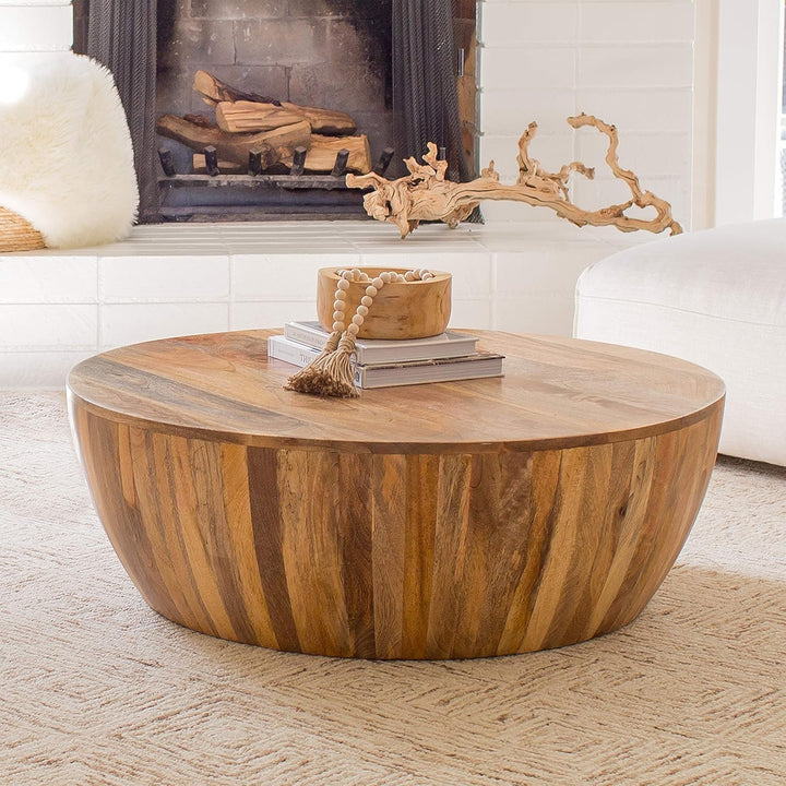 POLY & BARK Goa Coffee Table, Natural : Home & Kitchen