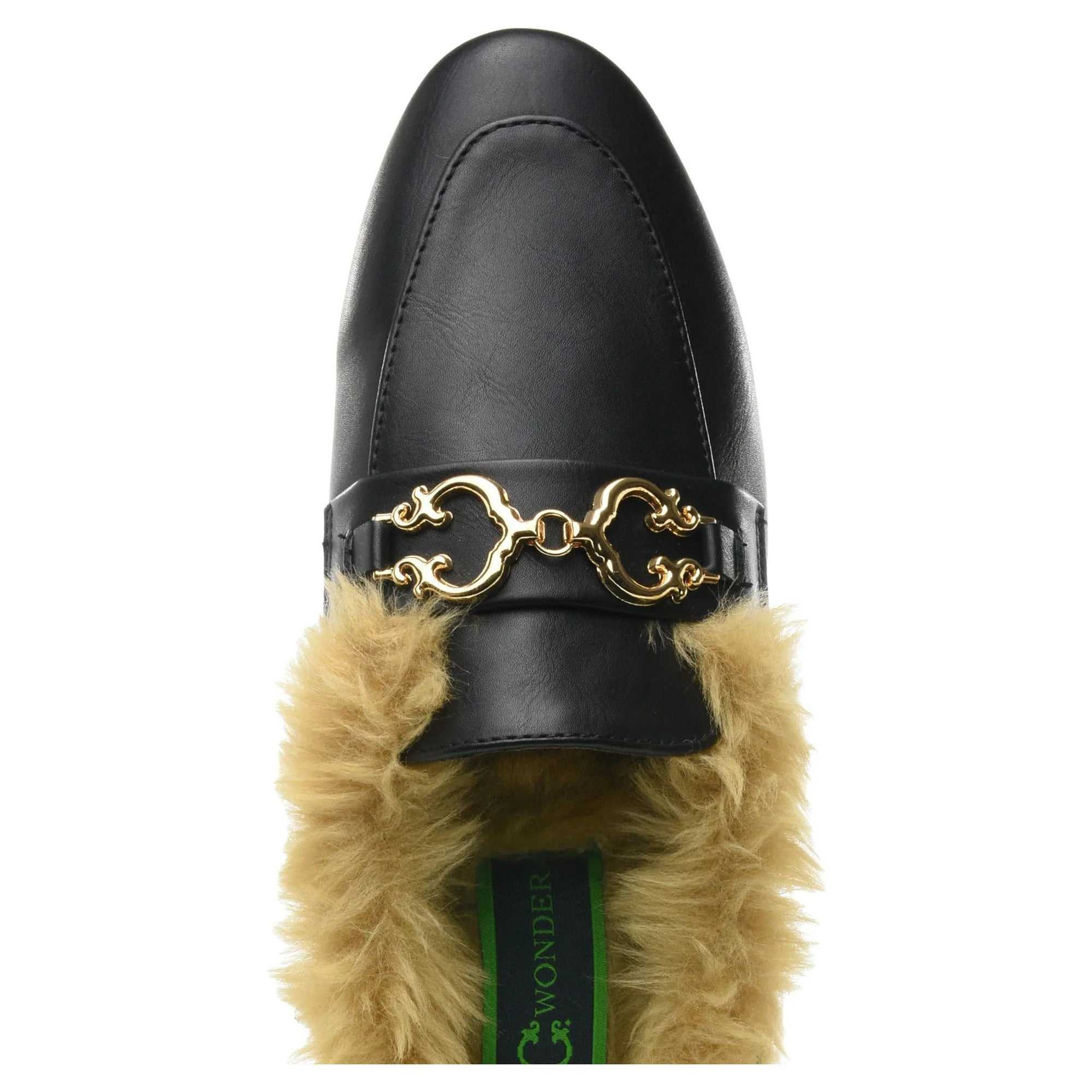 C. Wonder Women's Ariyah Faux Fur Lined Horsebit Mule