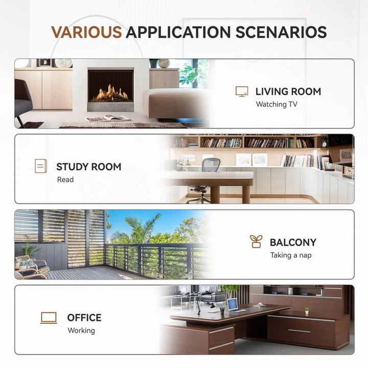 Daluvenix Mid-Century Eames Style Lounge Chair and Ottoman Set, Genuine Leather Chaise Lounge Chair with Wood Frame for Living Room, Bedroom, Office